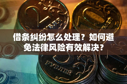 北京借条纠纷怎么处理？如何避免法律风险有效解决？