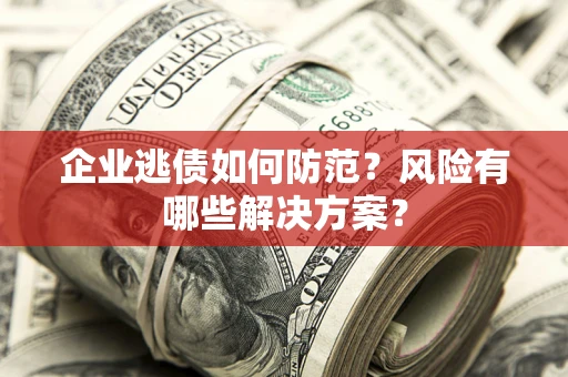 北京企业逃债如何防范？风险有哪些解决方案？